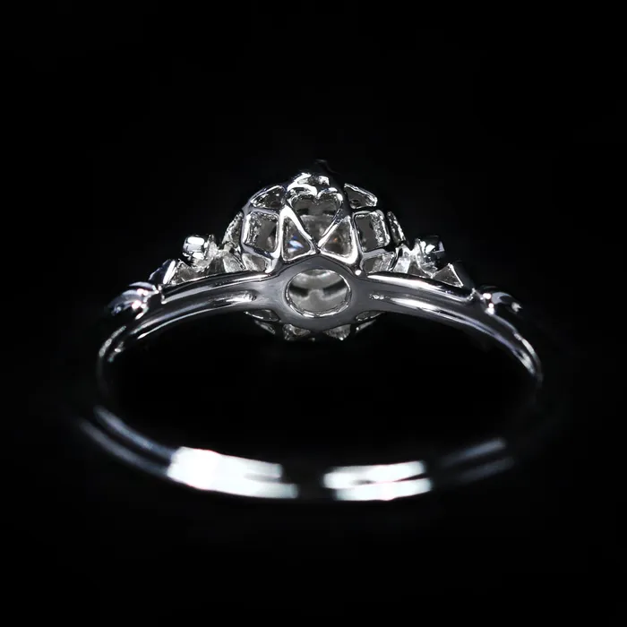 14K White Gold 019 CTW Diamond Ring JC Blackburn Rings