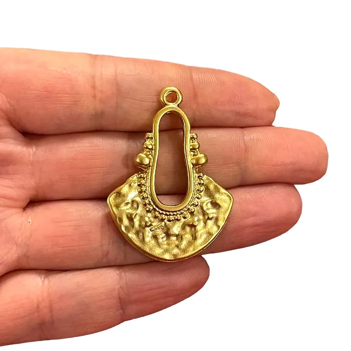 24Kt Matte Gold Plated Authentic Pendant Peppy Beads Necklaces