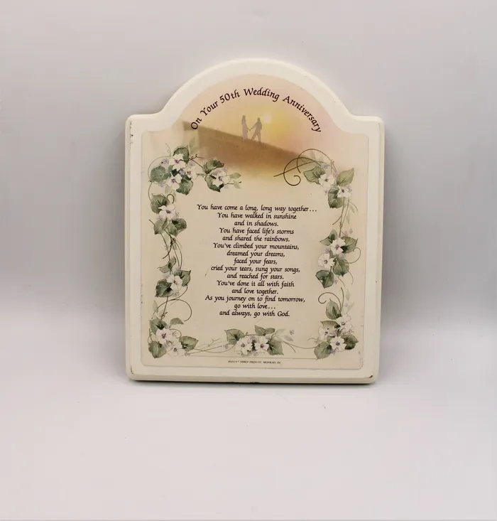 50th Wedding Anniversary Decor Jubilee Thrift Rings