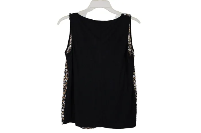 7th Avenue New York Co Black Floral Tank S New York Company Rings