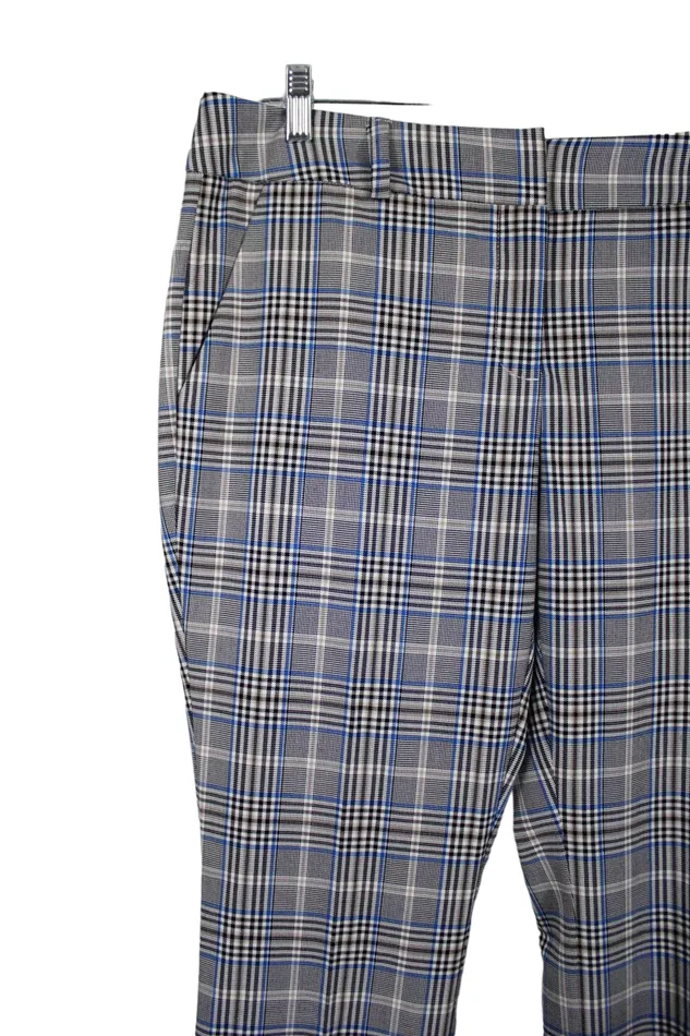 7th Avenue New York Company Black Blue Plaid Pants 10 New York Company Rings