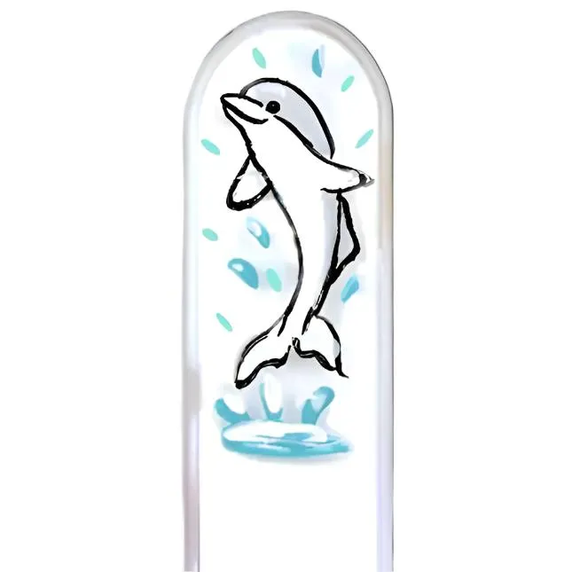 95 and Sunny Crystal Dolphin Glass Nail File 95SUNNY Necklaces