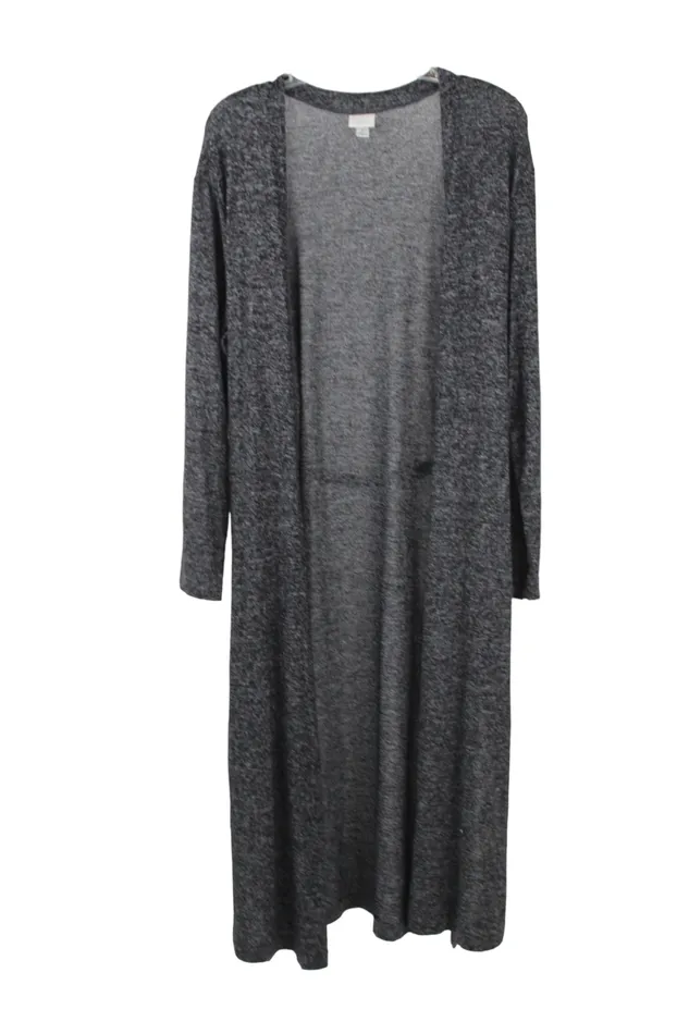 A New Day Necklaces A New Day Gray Long Cardigan M