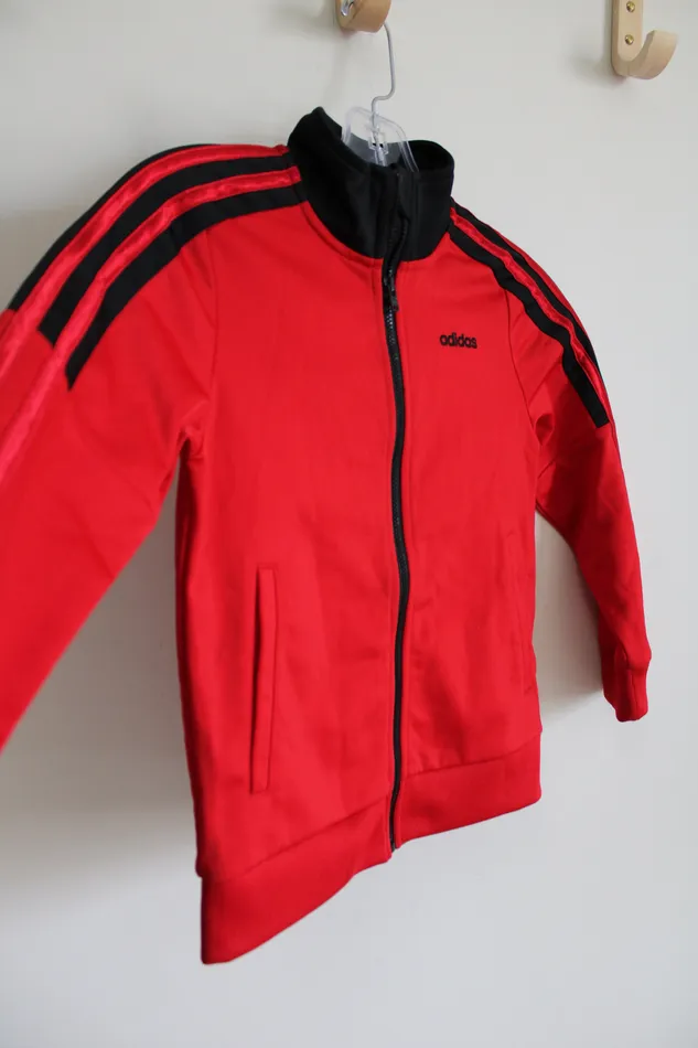 Adidas Rings Adidas Red Black Track Jacket 5