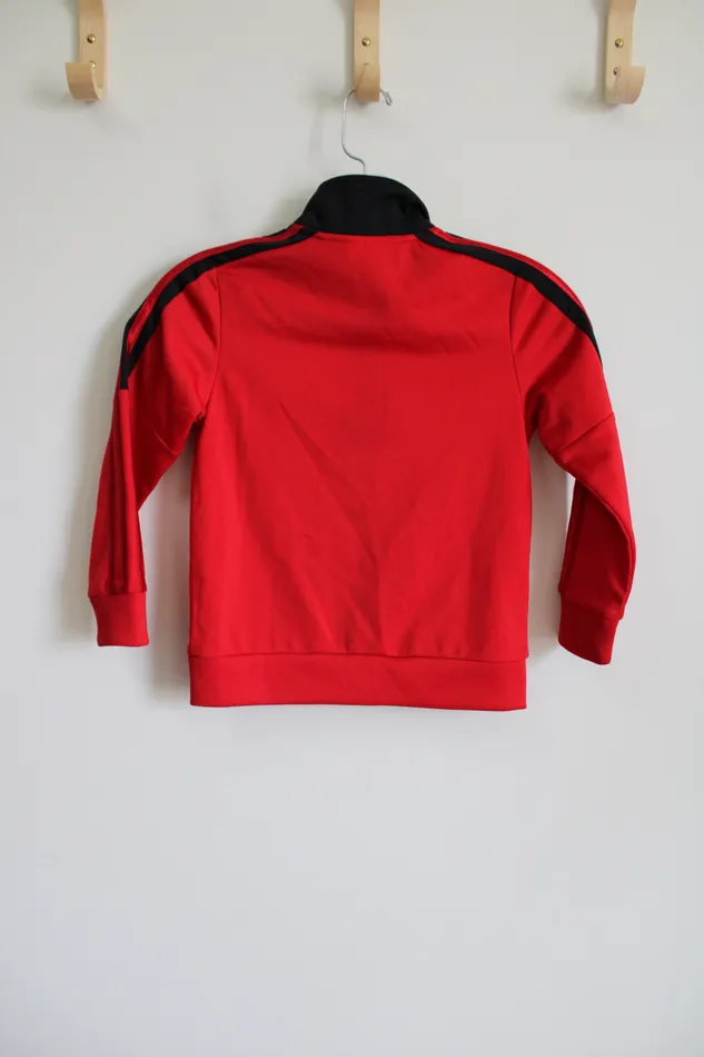Adidas Rings Adidas Red Black Track Jacket 5