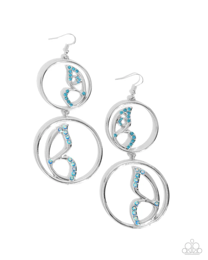 Admittedly Aerial Blue Paparazzi Accessories Rings