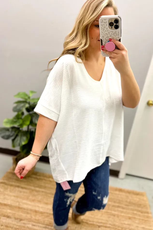 All You Need Airflow Top Off White Zenana Rings