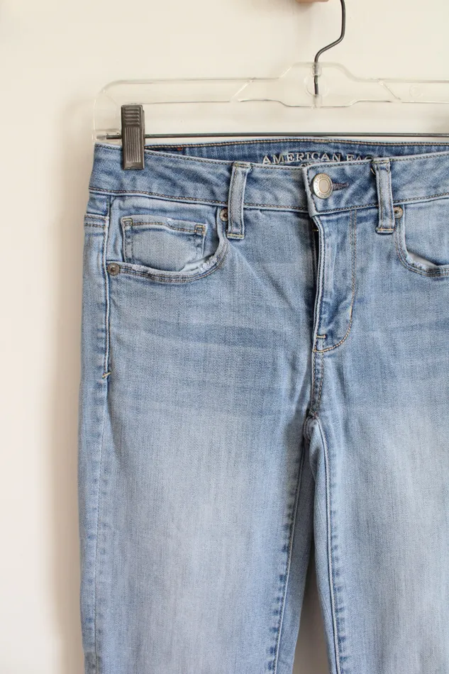 American Eagle Necklaces American Eagle Super Stretch Light Wash Skinny Jeans 2