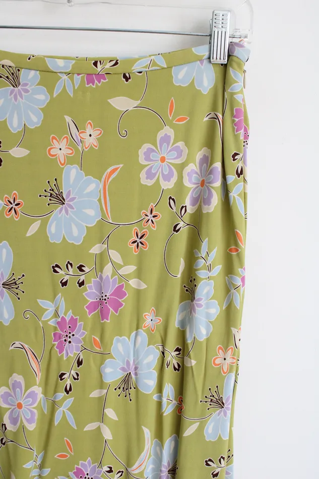 Ann Taylor LOFT Earrings Ann Taylor Vintage Green Skirt M