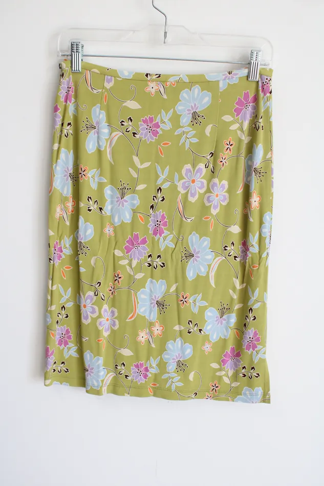 Ann Taylor LOFT Earrings Ann Taylor Vintage Green Skirt M