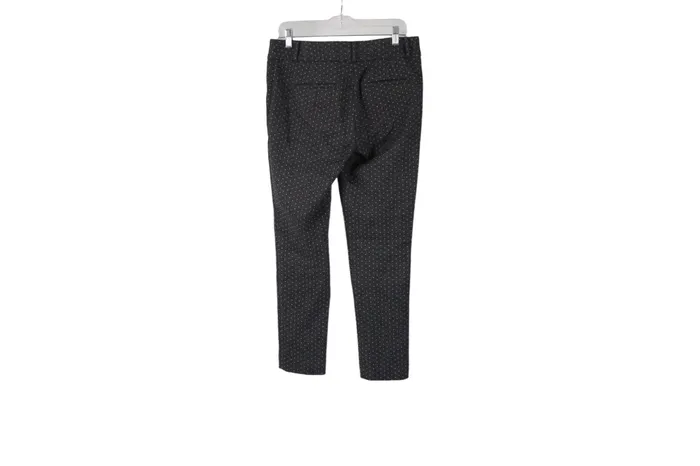 Ann Taylor LOFT Earrings LOFT Marisa Skinny Gray Embroidered Pants 4