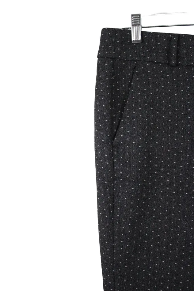 Ann Taylor LOFT Earrings LOFT Marisa Skinny Gray Embroidered Pants 4