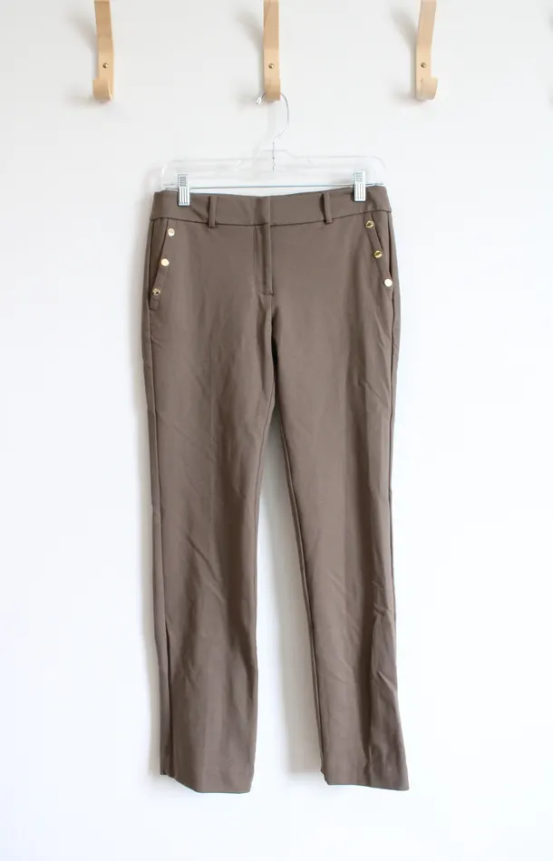 Anne Klein Earrings Anne Klein Brown Trouser Pants 2