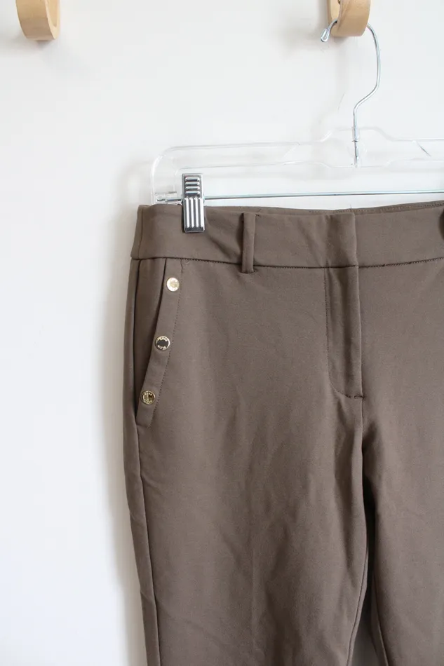 Anne Klein Earrings Anne Klein Brown Trouser Pants 2