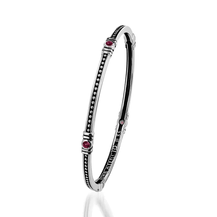 Antigua Birthstone Stacking Bangle Bracelet John Atencio Bracelets