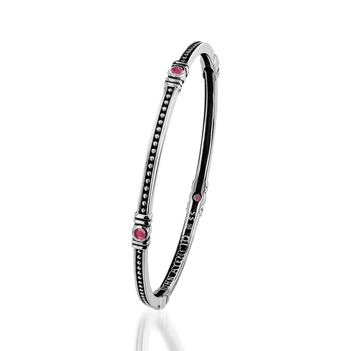 Antigua Birthstone Stacking Bangle Bracelet John Atencio Bracelets