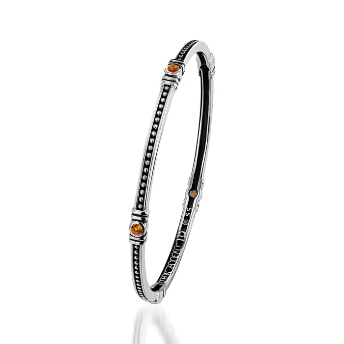 Antigua Birthstone Stacking Bangle Bracelet John Atencio Bracelets