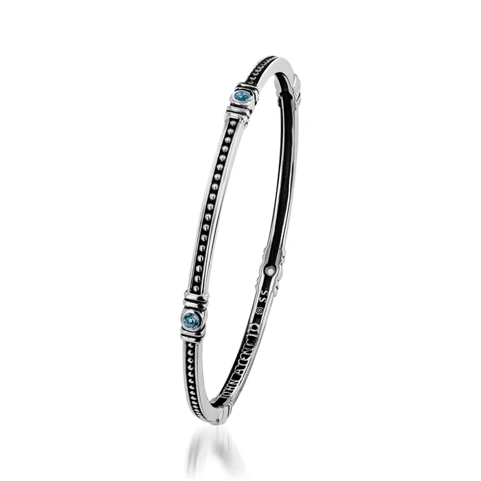 Antigua Birthstone Stacking Bangle Bracelet John Atencio Bracelets