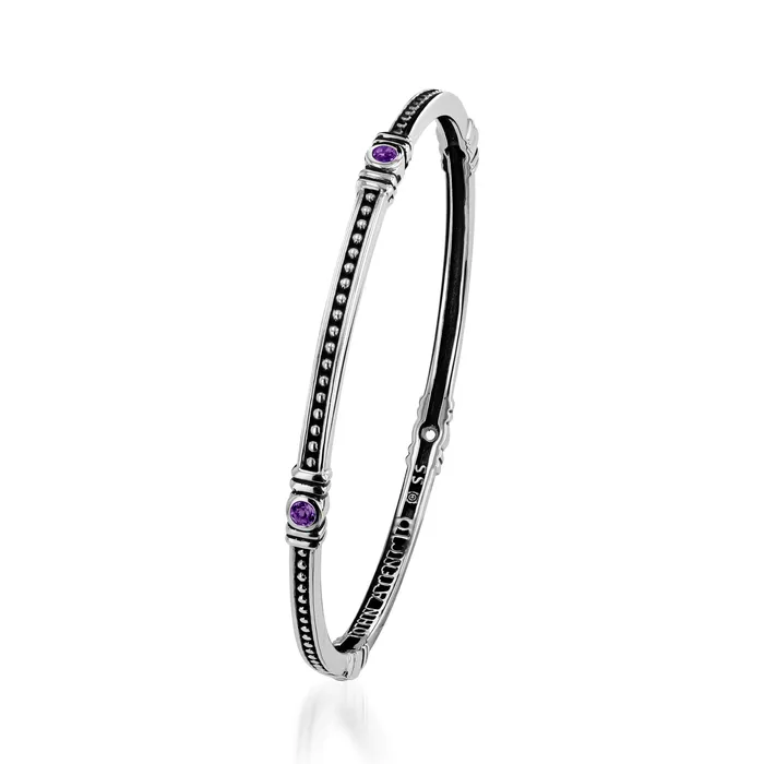 Antigua Birthstone Stacking Bangle Bracelet John Atencio Bracelets