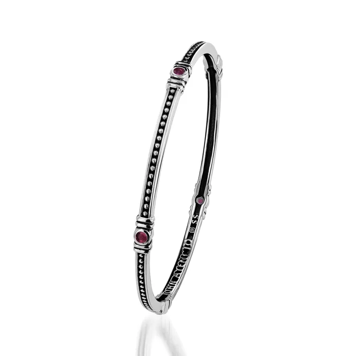 Antigua Birthstone Stacking Bangle Bracelet John Atencio Bracelets