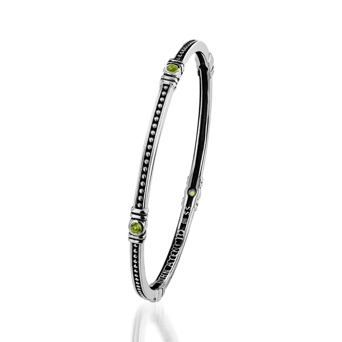 Antigua Birthstone Stacking Bangle Bracelet John Atencio Bracelets