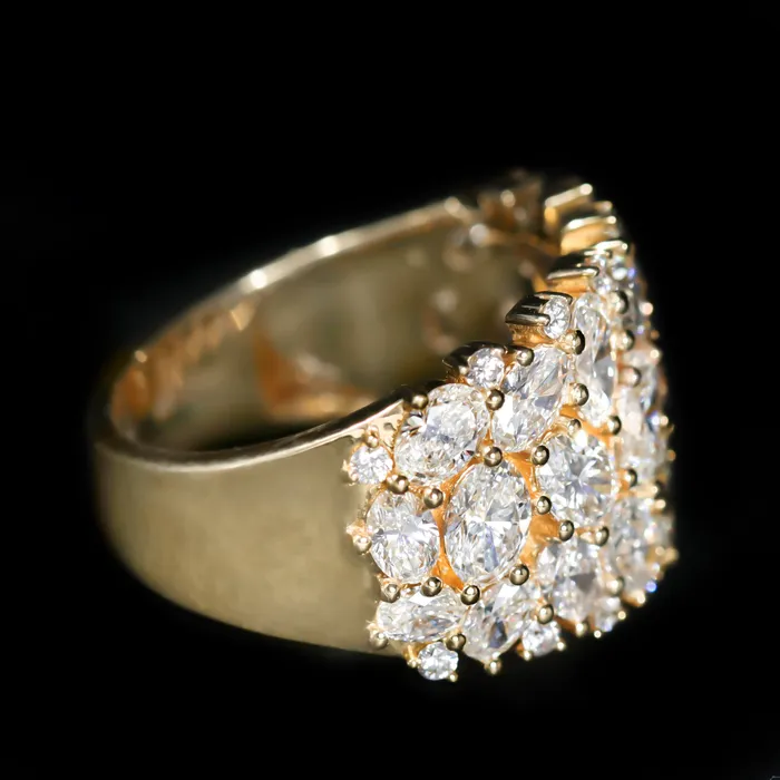 Apex Diamonds 18K Yellow Gold 443 CTW Diamond Ring Rings