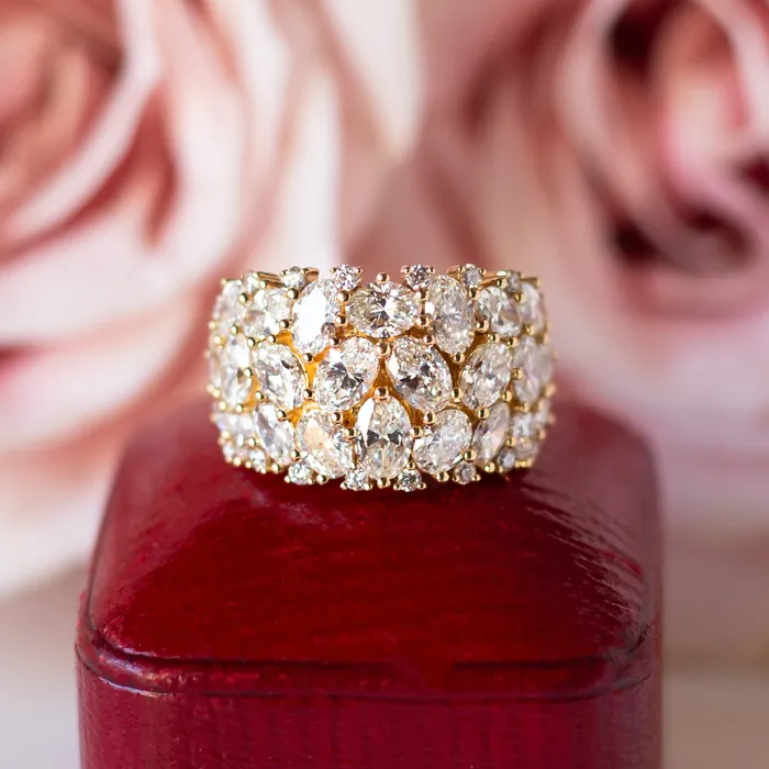 Apex Diamonds 18K Yellow Gold 443 CTW Diamond Ring Rings