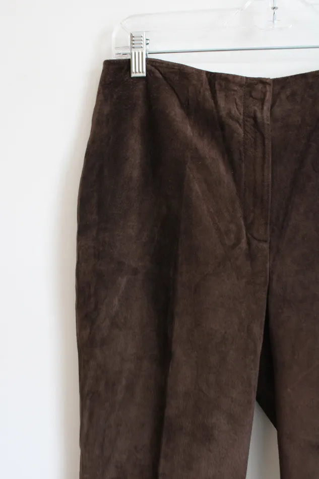 Apostrophe Earrings Apostrophe Genuine Leather Brown Pants 8