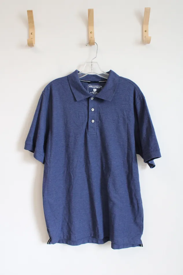 Architect Blue Polo Shirt L Architect Rings