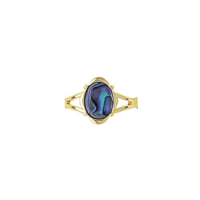 ARIKINEWZEALAND Ariki Paua Oval Ring Rings