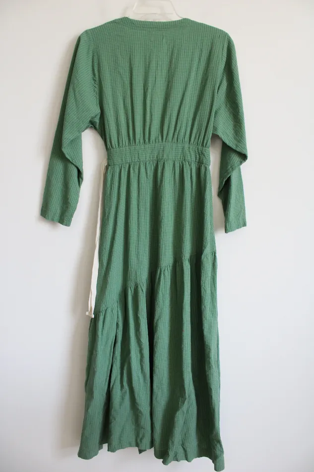 ASOS Green Wrap Dress 4 ASOS Earrings