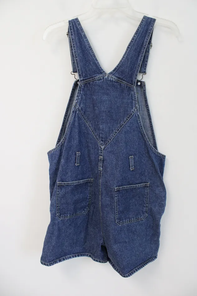 BE Blues Earrings BE Blues Denim Overall Shorts M
