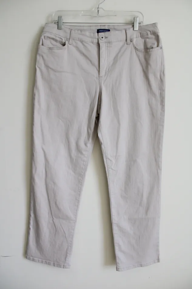 Bandolino Mandie Beige Jeans 14 Short Bandolino Earrings