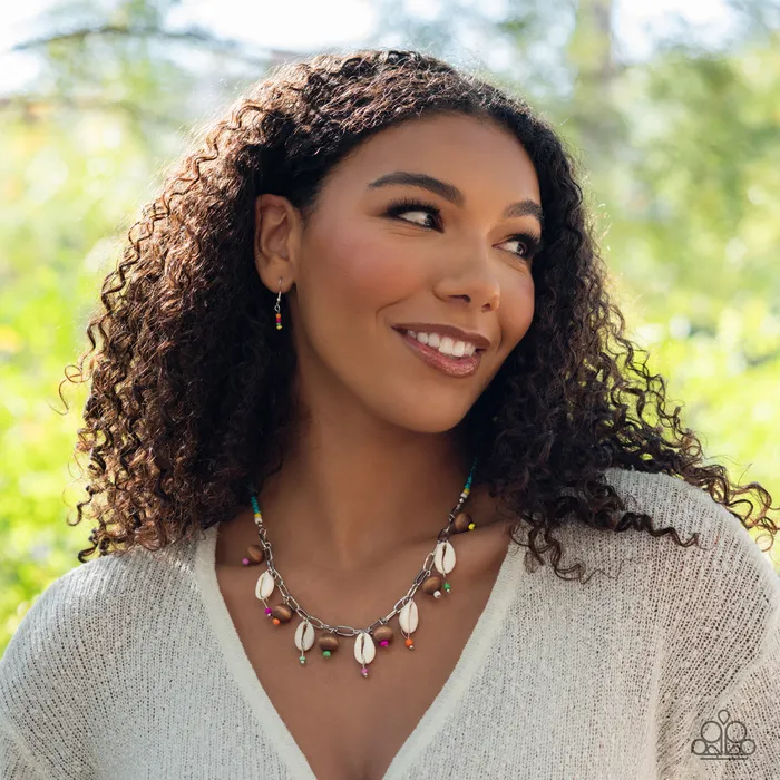 BEACH for the Sun Blue Paparazzi Accessories Necklaces