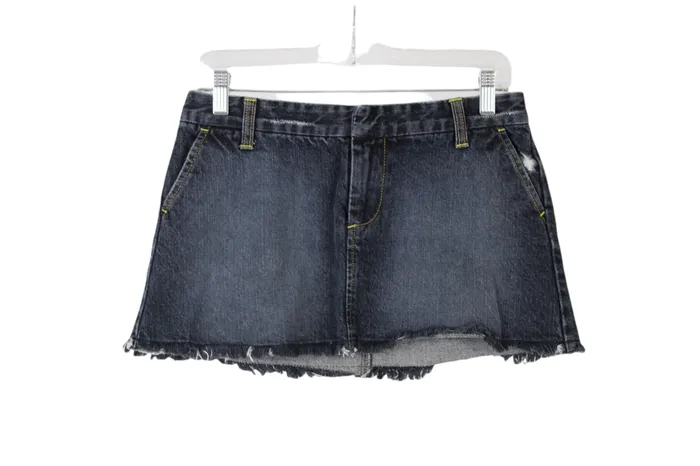 Blue Asphalt Rings Blue Asphalt Denim Mini Skirt 3