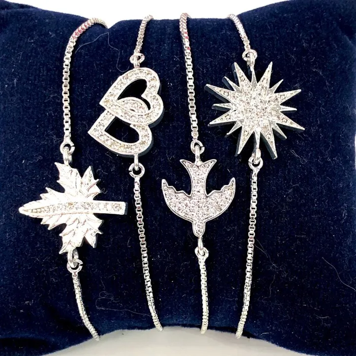 Bracelets HeartSnowflake Double Loop Silver Plated Charms Bracelet Charms Connector Charms Peppy Beads Bracelets HeartSnowflake Double Loop Silver Plated Charms Bracelet Charms Connector Charms Peppy Beads