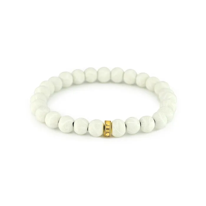 Bracelets JILZARAHJCC Jilzarah Ivory Large Stack Bracelet