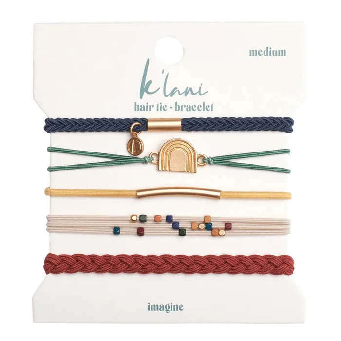 Bracelets KLANI Klani Imagine Wrist and Hair Bracelet Set 5 Pieces