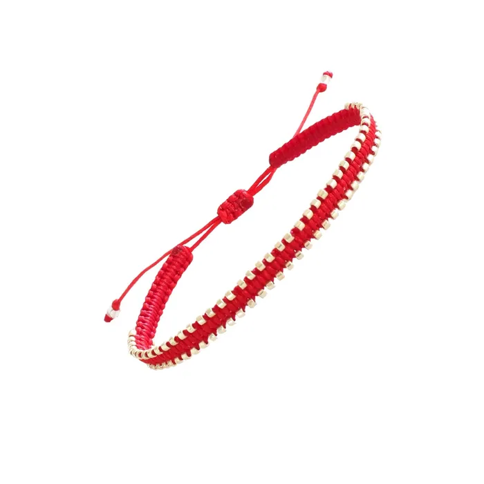 Bracelets Macrala Zip Macrame Bracelet Silver