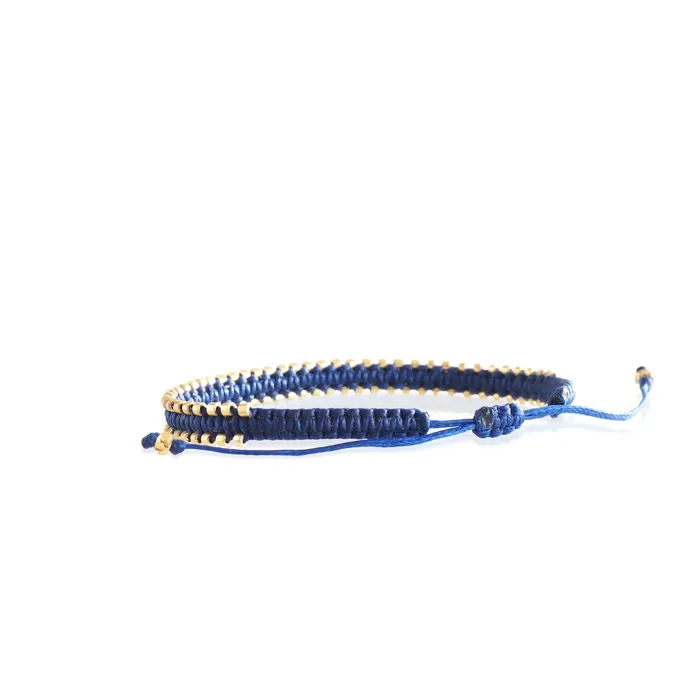 Bracelets Macrala Zip Macrame Bracelet Silver