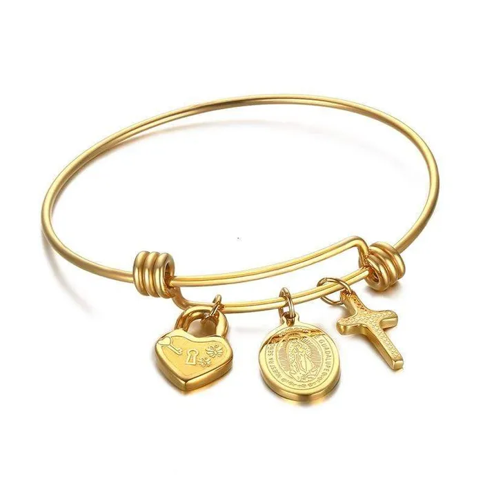 Bracelets Womens Cross Bracelet br Charm Lords Guidance