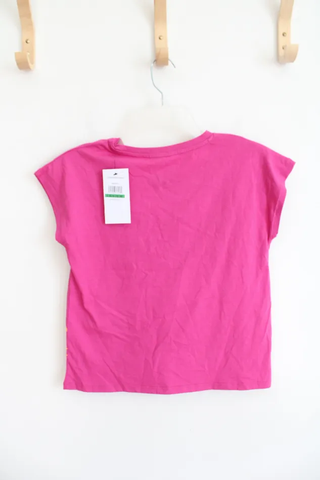 Calvin Klein Jeans Earrings NEW Calvin Klein Jeans Yellow Pink Cotton Shirt Youth L 1214
