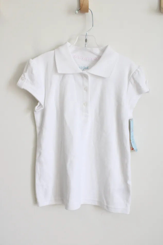 Cat Jack Necklaces NEW Cat and Jack White Polo Shirt