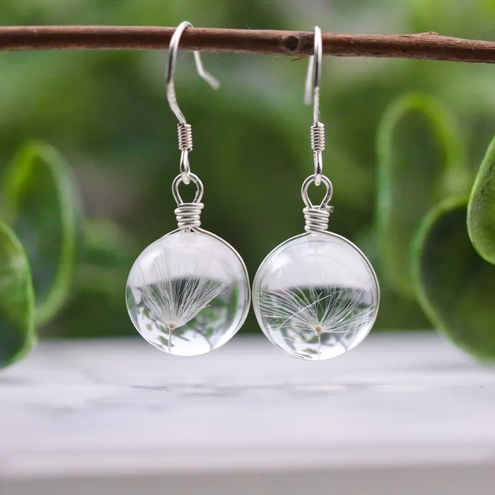 Chadds Ford Jewelry Earrings Dandelion Wish Earrings