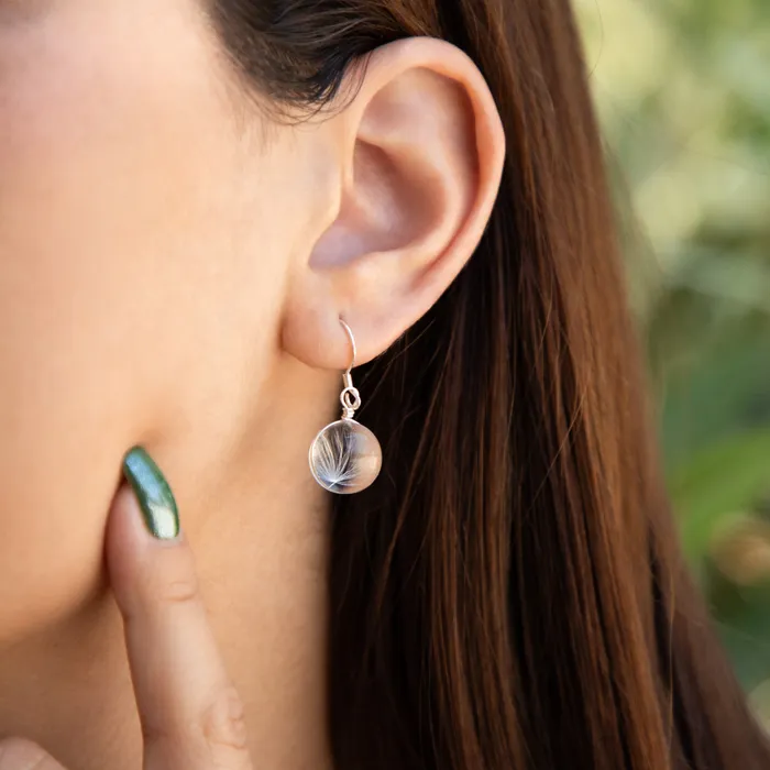 Chadds Ford Jewelry Earrings Dandelion Wish Earrings