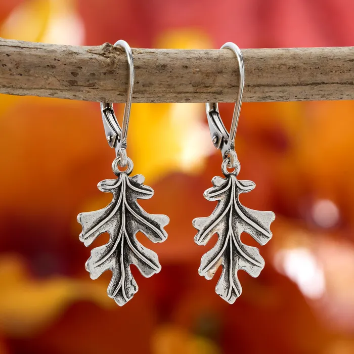 Chadds Ford Jewelry Earrings Vintage Oak Leaf Gift Set