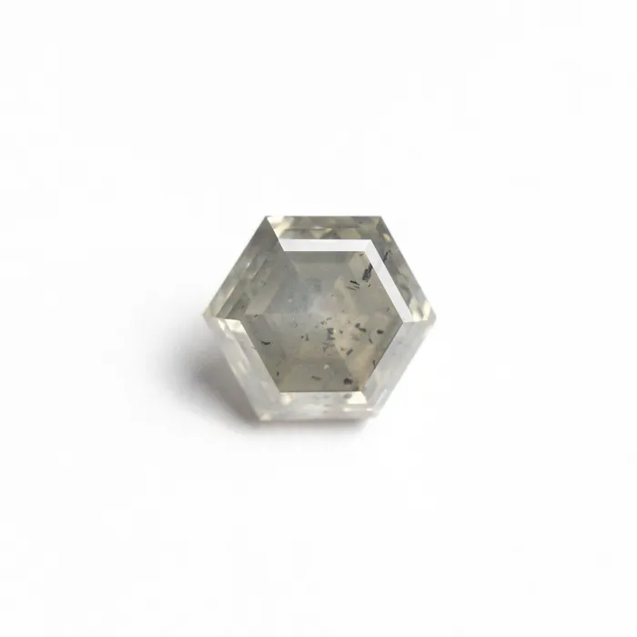 Champagne Salt and Pepper Step Cut Diamond 145ct Hexagon Misfit Diamonds Rings Champagne Salt and Pepper Step Cut Diamond 145ct Hexagon Misfit Diamonds Rings