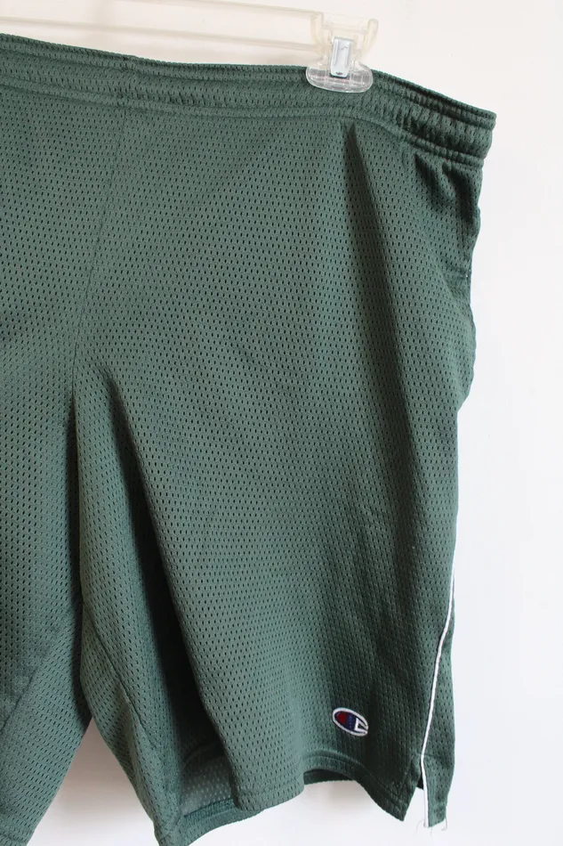 Champion Earrings Champion Green Athletic Shorts L