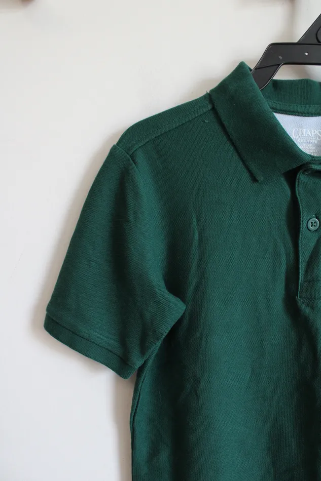 Chaps Earrings Chaps Dark Green Polo Shirt Youth M 1012