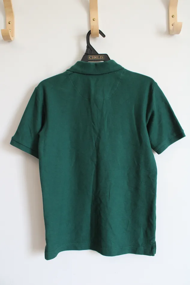 Chaps Earrings Chaps Dark Green Polo Shirt Youth M 1012
